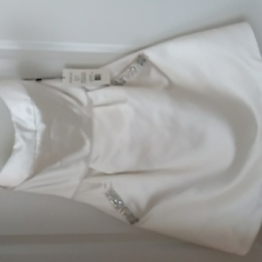 Brand New Sherri Hill Ivory Size 6 Dress